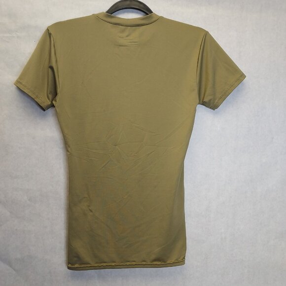 UNDER ARMOUR Heat Gear Shirts Men's S Loose Gray Long Sleeve Green Compression T - Picture 15 of 16